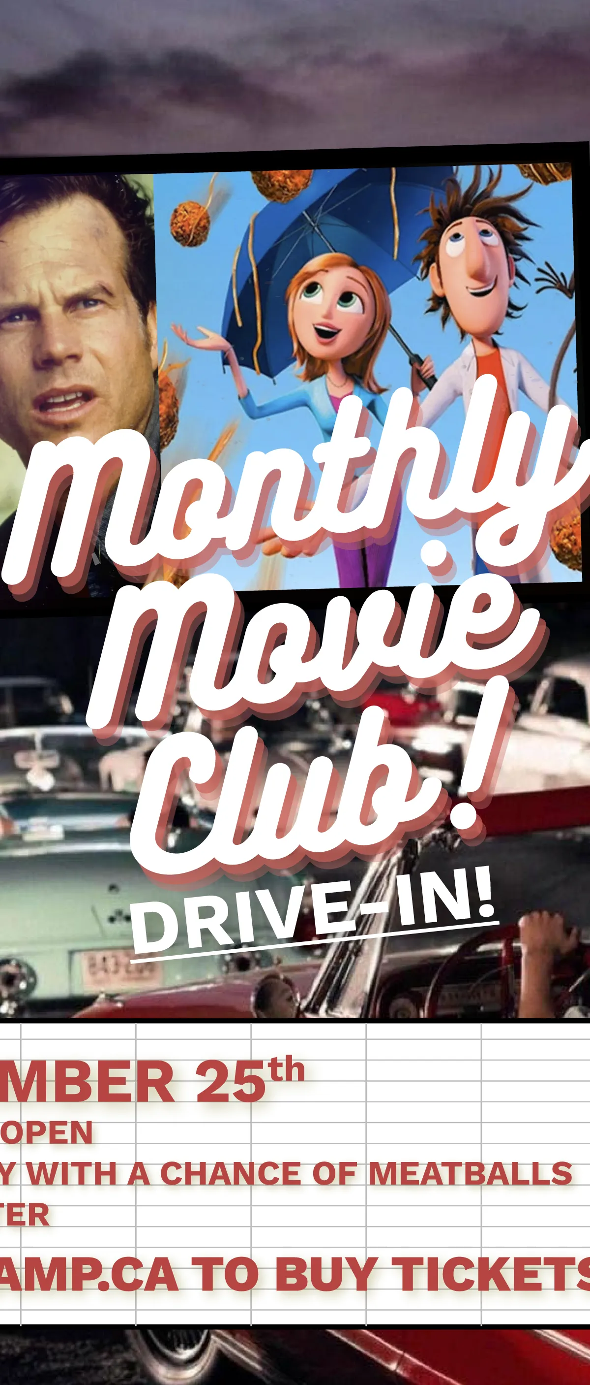 Drive-In Double-Feature: Cloudy With a Chance of Meatballs & Twister