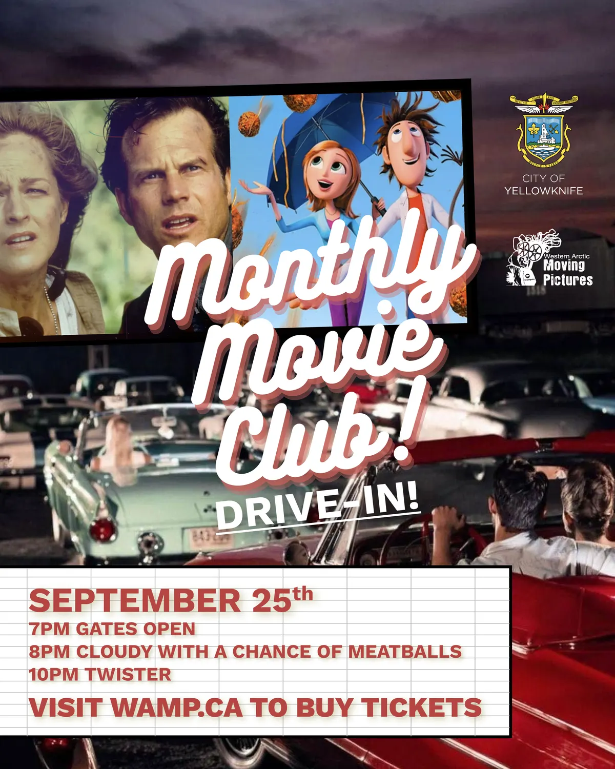 Drive-In Double-Feature: Cloudy With a Chance of Meatballs & Twister